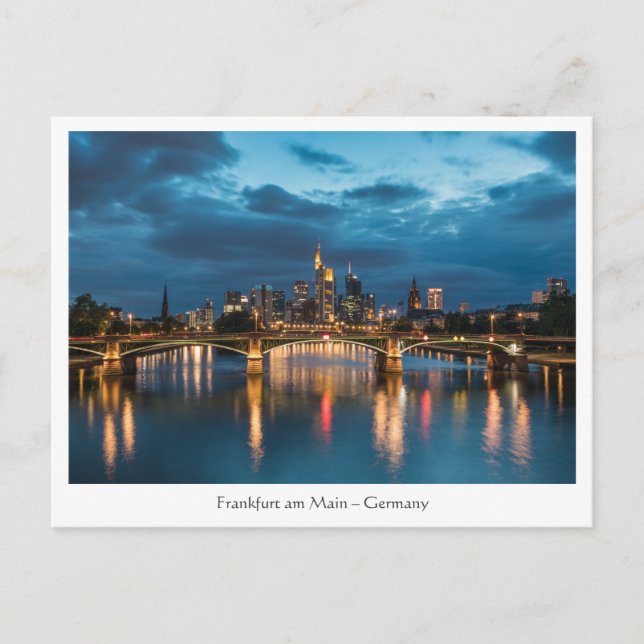 Postal Fráncfort Alemania (Anverso)