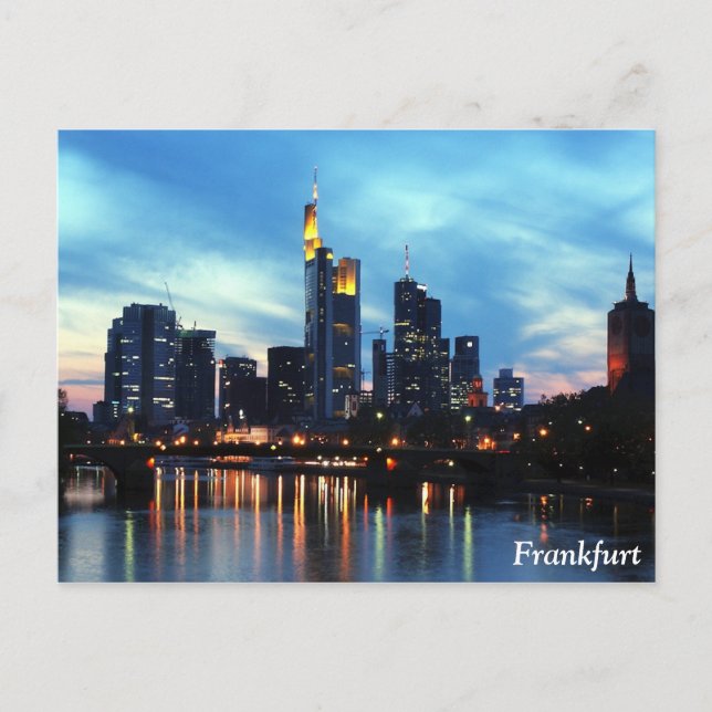 Postal Fráncfort, Alemania (Anverso)