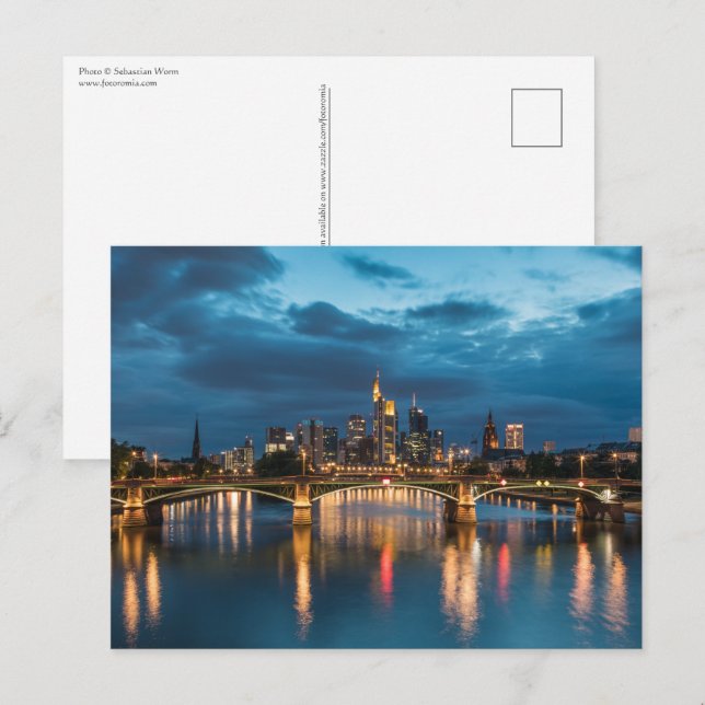 Postal Fráncfort Alemania (Anverso / Reverso)