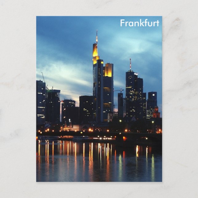 Postal Fráncfort, Alemania (Anverso)