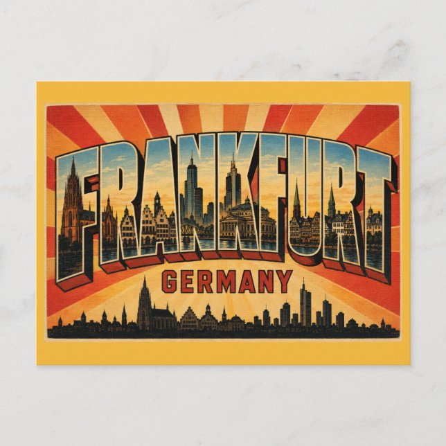 Postal Fráncfort Alemania Römer (Anverso)