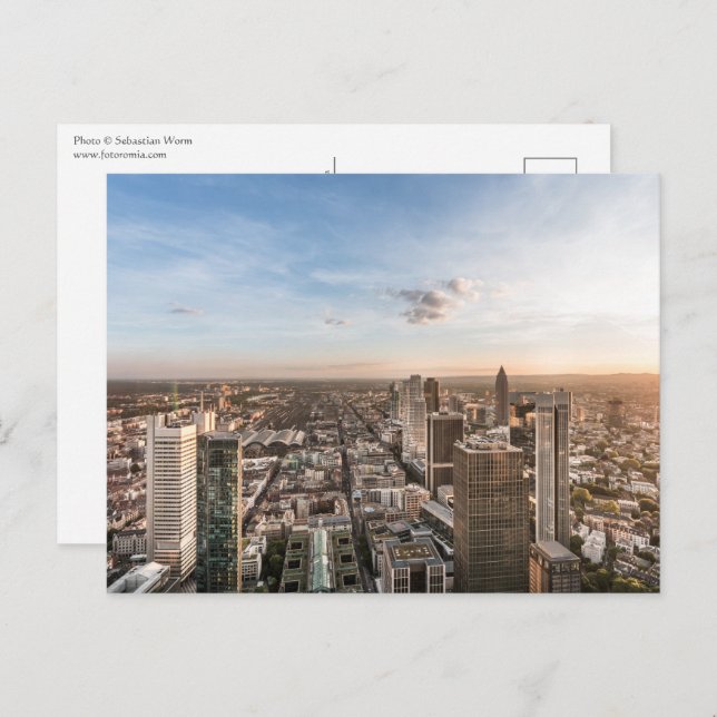 Postal Fráncfort del Meno Alemania (Anverso / Reverso)