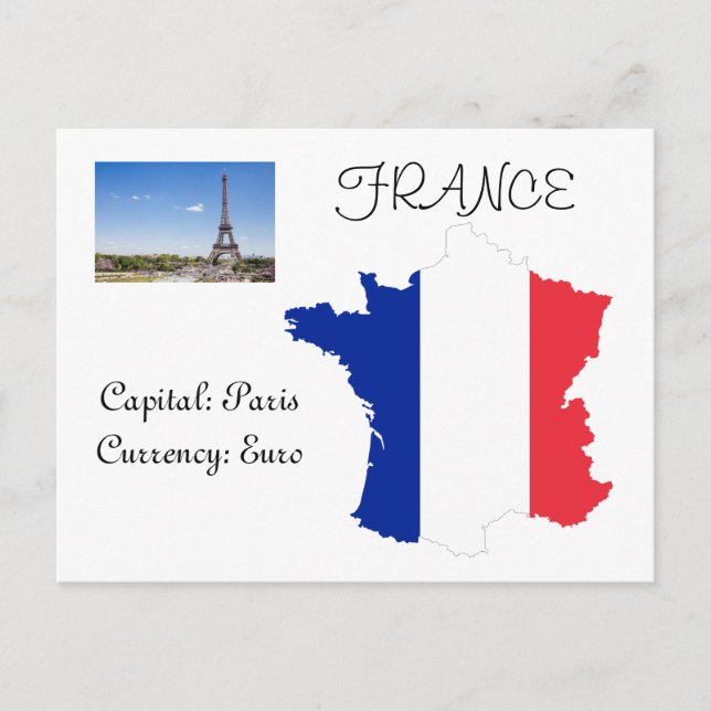 Postal Francia (Anverso)