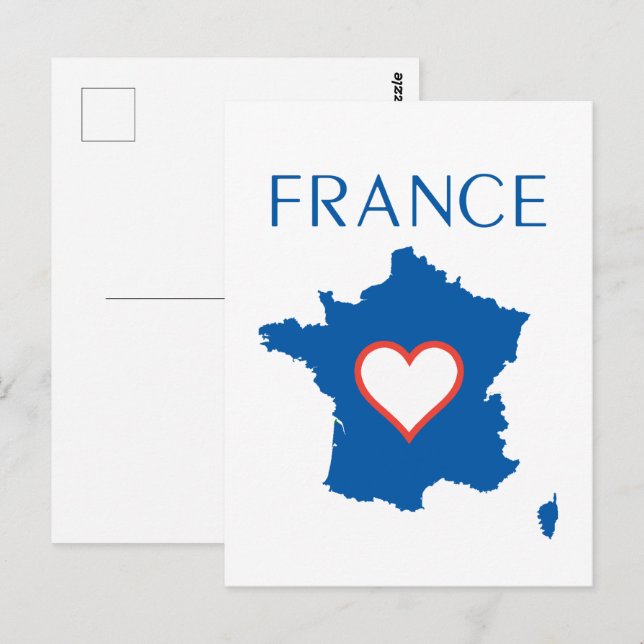 Postal Francia (Anverso / Reverso)