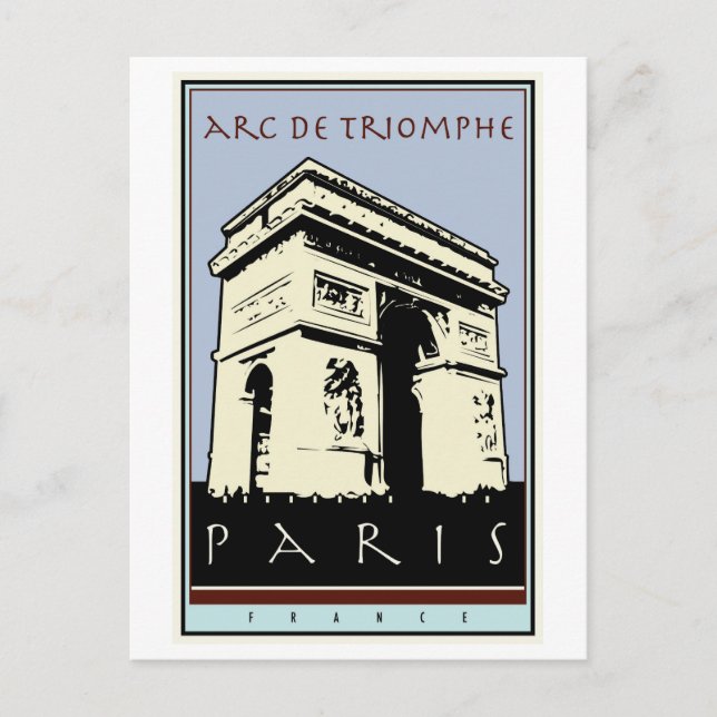 Postal Francia (Anverso)