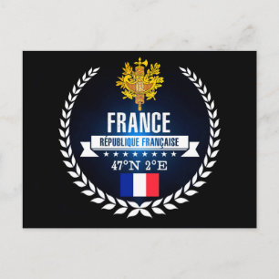 Postal Francia