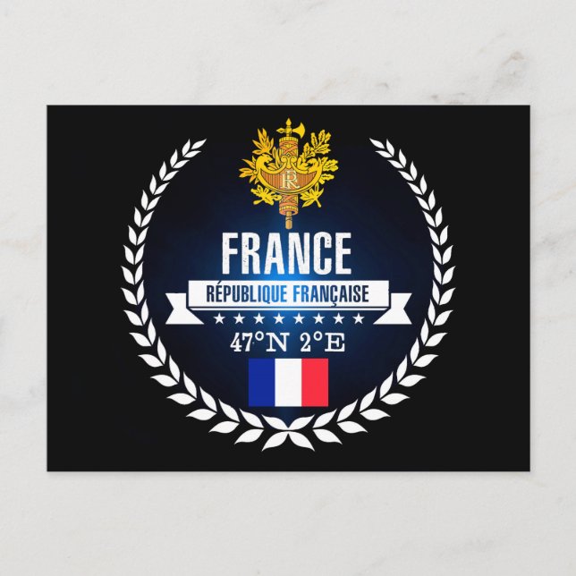Postal Francia (Anverso)