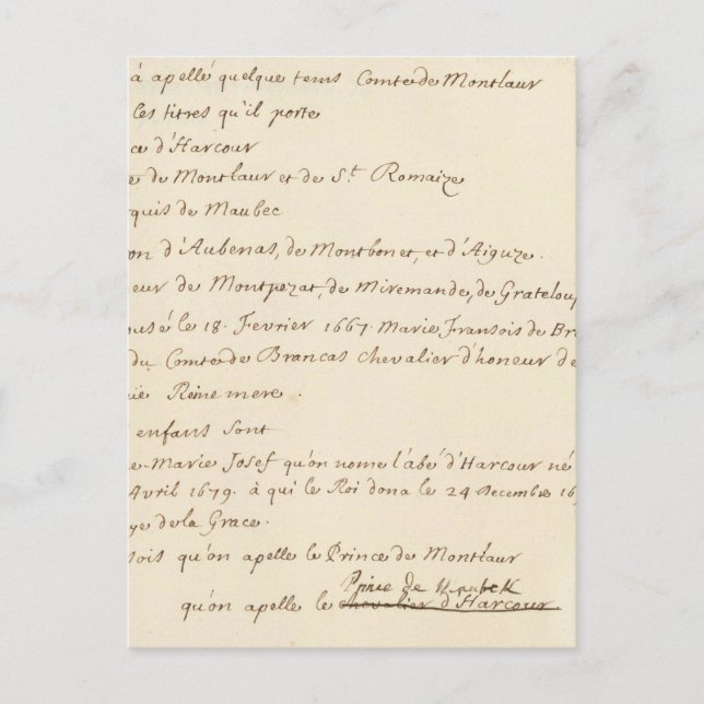 Postal Francia 20 (Anverso)