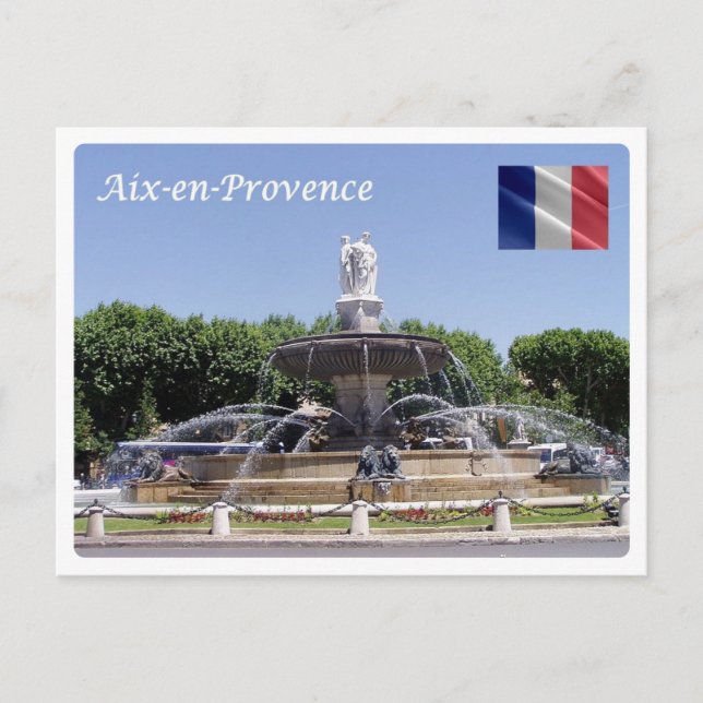 Postal Francia - Aix-en-Provence - (Anverso)