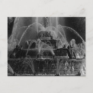 Postal Francia antigua palacio de Versalles fuente de Lat