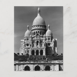 Postal Francia Antigua París Basílica de Sacre Coeur