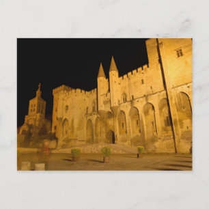 Postal Francia, Aviñón, Provenza, Palacio Papal por la no