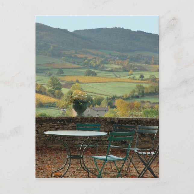 Postal Francia, Borgoña, región de Maconnais, Chateau de (Anverso)