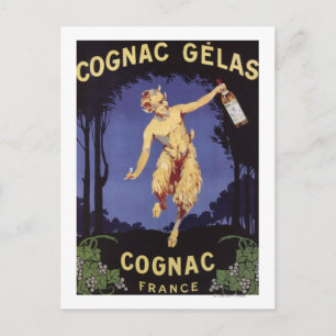 Postal Francia: Cartel promocional de las gelas del Cogna