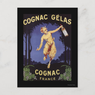 Postal Francia: Cartel promocional de las gelas del Cogna
