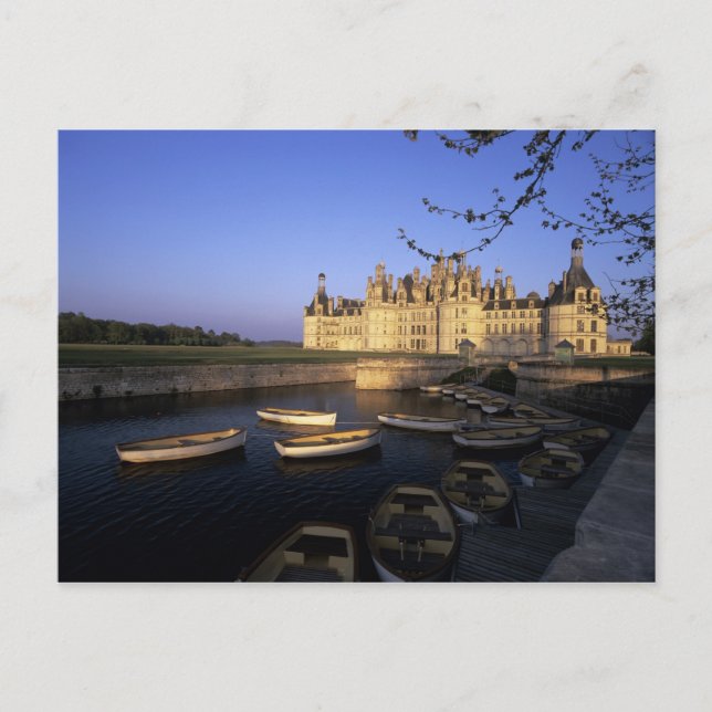 Postal Francia, Centro, Loir y Cher, Castillo de Chambord (Anverso)