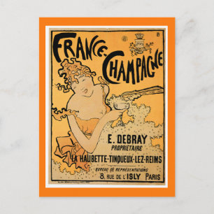 Postal Francia Champagne Vintage Bebe