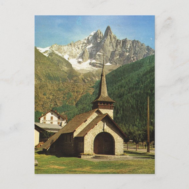 Postal Francia, Chapelle de Praz, alto en los alpes franc (Anverso)