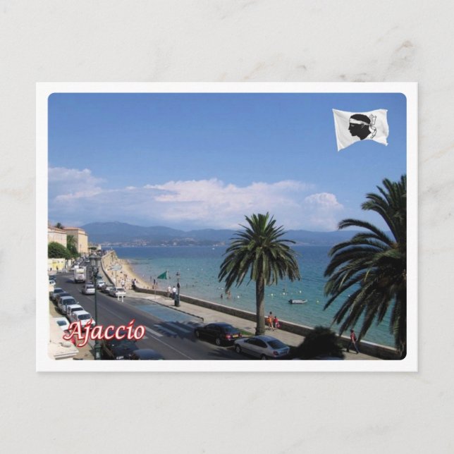Postal Francia - Córcega - Ajaccio - (Anverso)