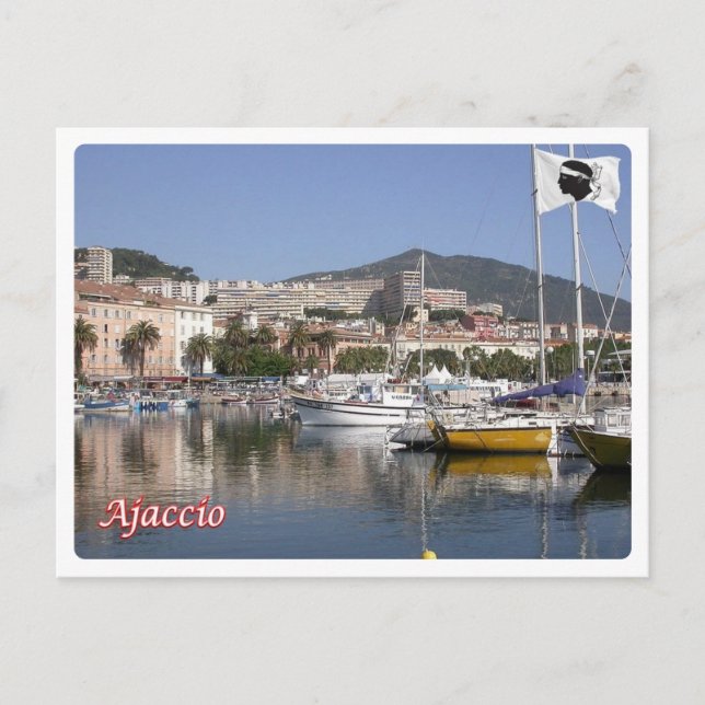 Postal Francia - Córcega - Ajaccio - (Anverso)