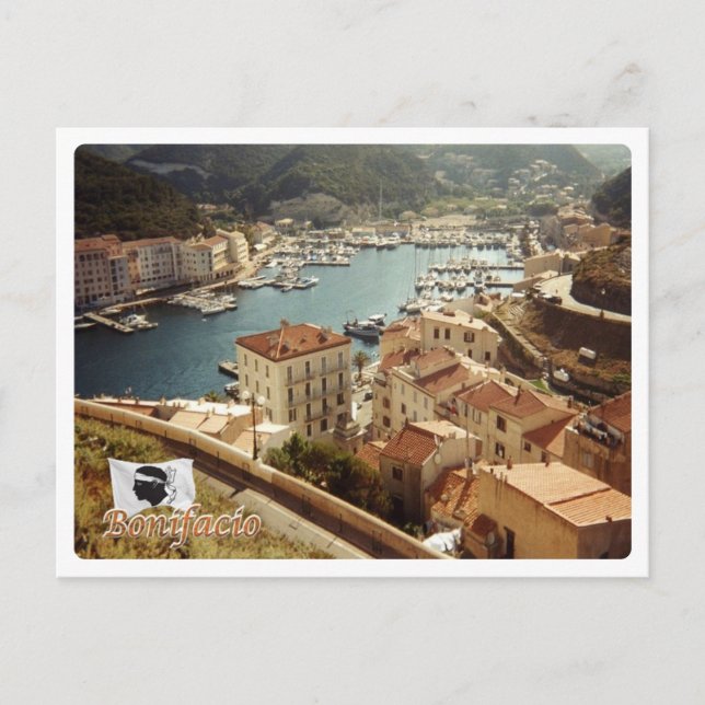 Postal Francia - Córcega - Bonifacio - (Anverso)
