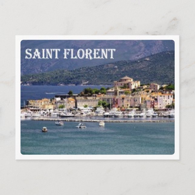 Postal Francia - Córcega - Saint Florent - (Anverso)