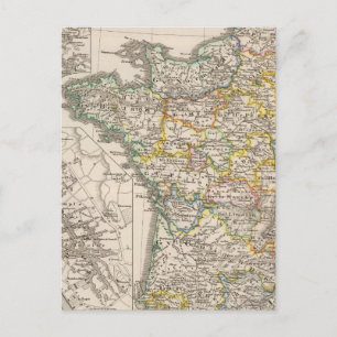 Postal Francia de 1610 a 1790