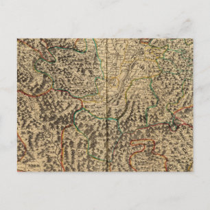 Postal Francia e Italia