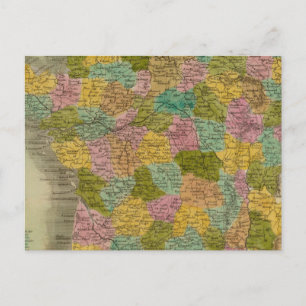 Postal Francia En Departamentos