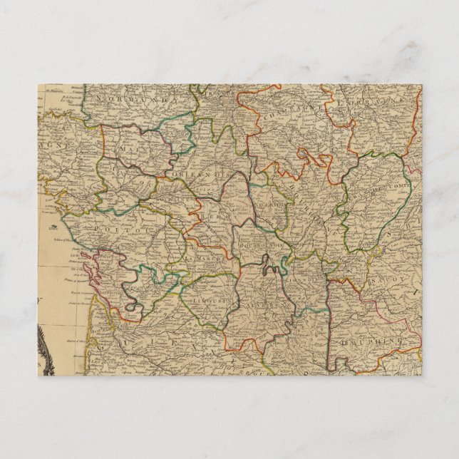 Postal Francia, gobiernos (Anverso)