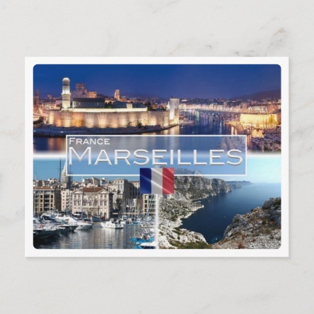 Postal Francia - Marsella - (Anverso)