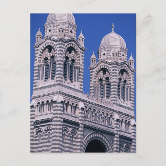 Postal Francia, Marsella, Provenza. Catedral de la Catedr (Anverso)