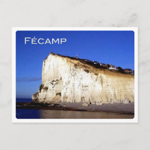 Postal Francia - Normandía - Fécamp - Los acantilados -