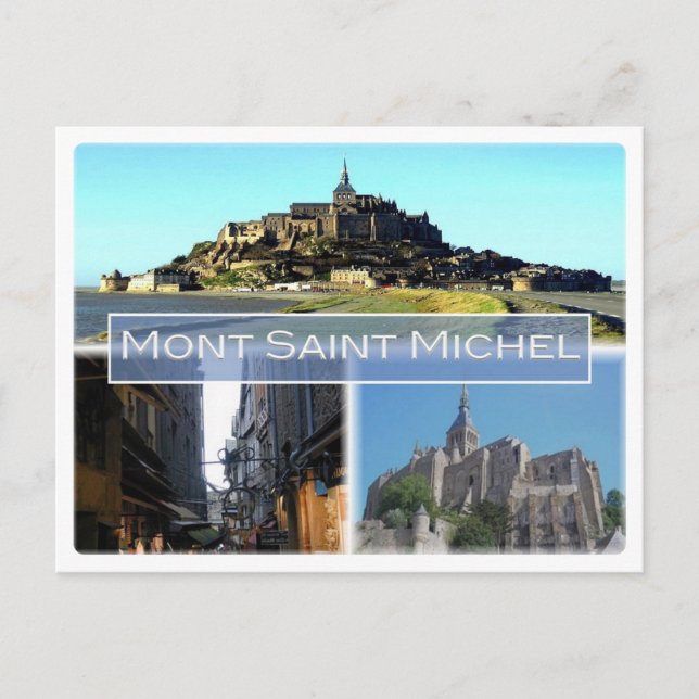 Postal Francia - Normandía - Mont Saint Michel - (Anverso)