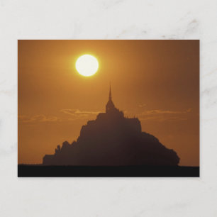 Postal Francia, Normandía. Mont Saint Michele
