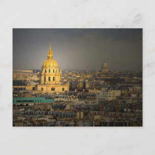 Postal Francia, París. Los Inválidos vistos desde la