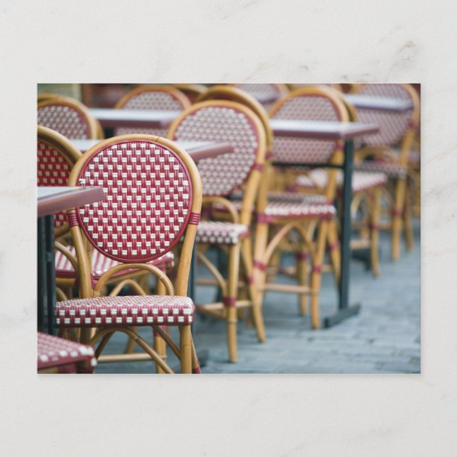 Postal FRANCIA, PARÍS, Montmartre: Place du Tertre, Cafe (Anverso)