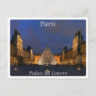 Postal Francia - París - Palacio del Louvre -