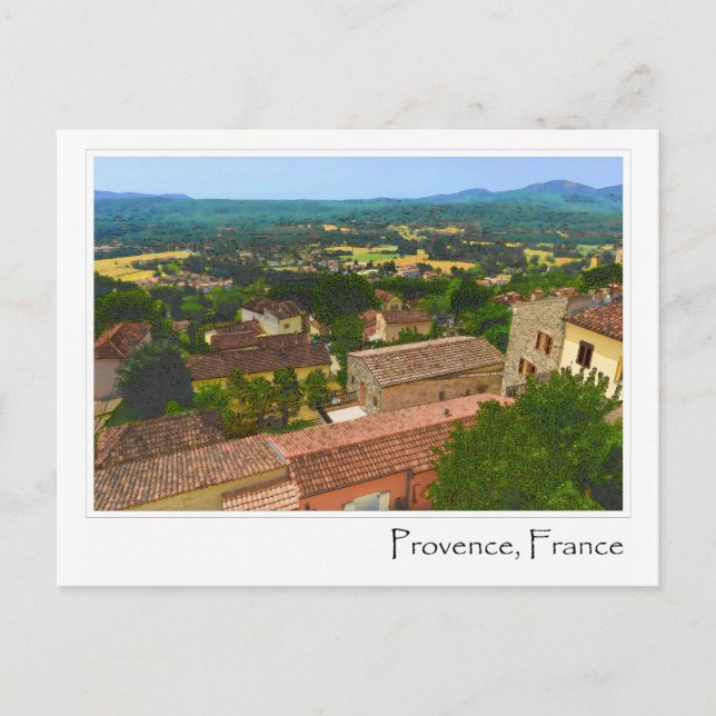 Postal Francia provenzal (Anverso)