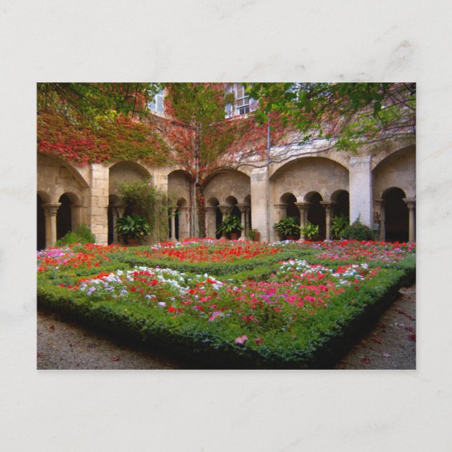 Postal Francia, St. Remy de Provence, claustro en 2 (Anverso)