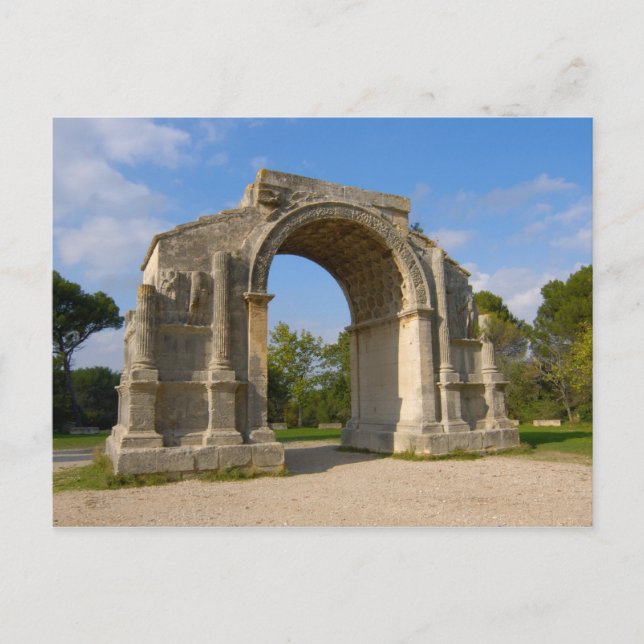Postal Francia, St. Remy de Provenza, Arco de Triunfo (Anverso)