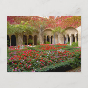 Postal Francia, St. Remy de Provenza, claustros a las 3