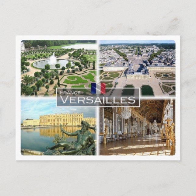 Postal Francia - Versalles - (Anverso)
