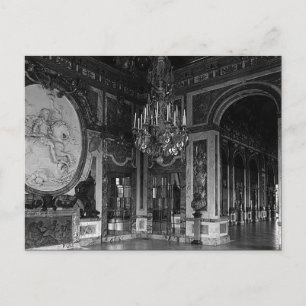 Postal Francia vintage palacio de Versalles sala de guerr