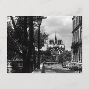 Postal Francia vintage París notre dame isla saint louis