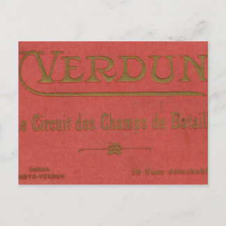 Postal Francia vintage, Primera Guerra Mundial, Verdun