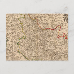 Postal Francia y Bélgica