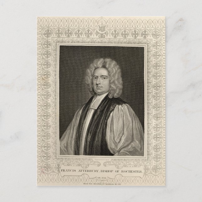 Postal Francis Atterbury, Obispo de Rochester (Anverso)