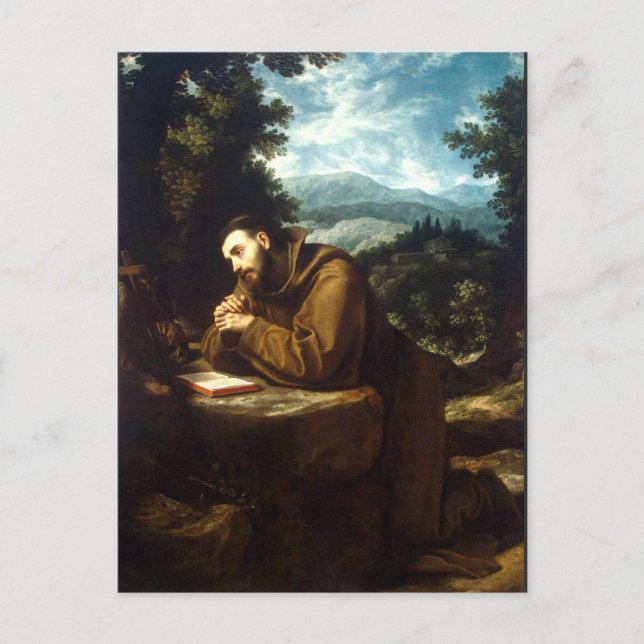 Postal Francisco de Asís (Anverso)