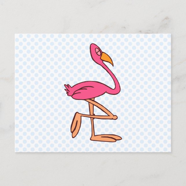 Postal Francisco Flamingo (Anverso)